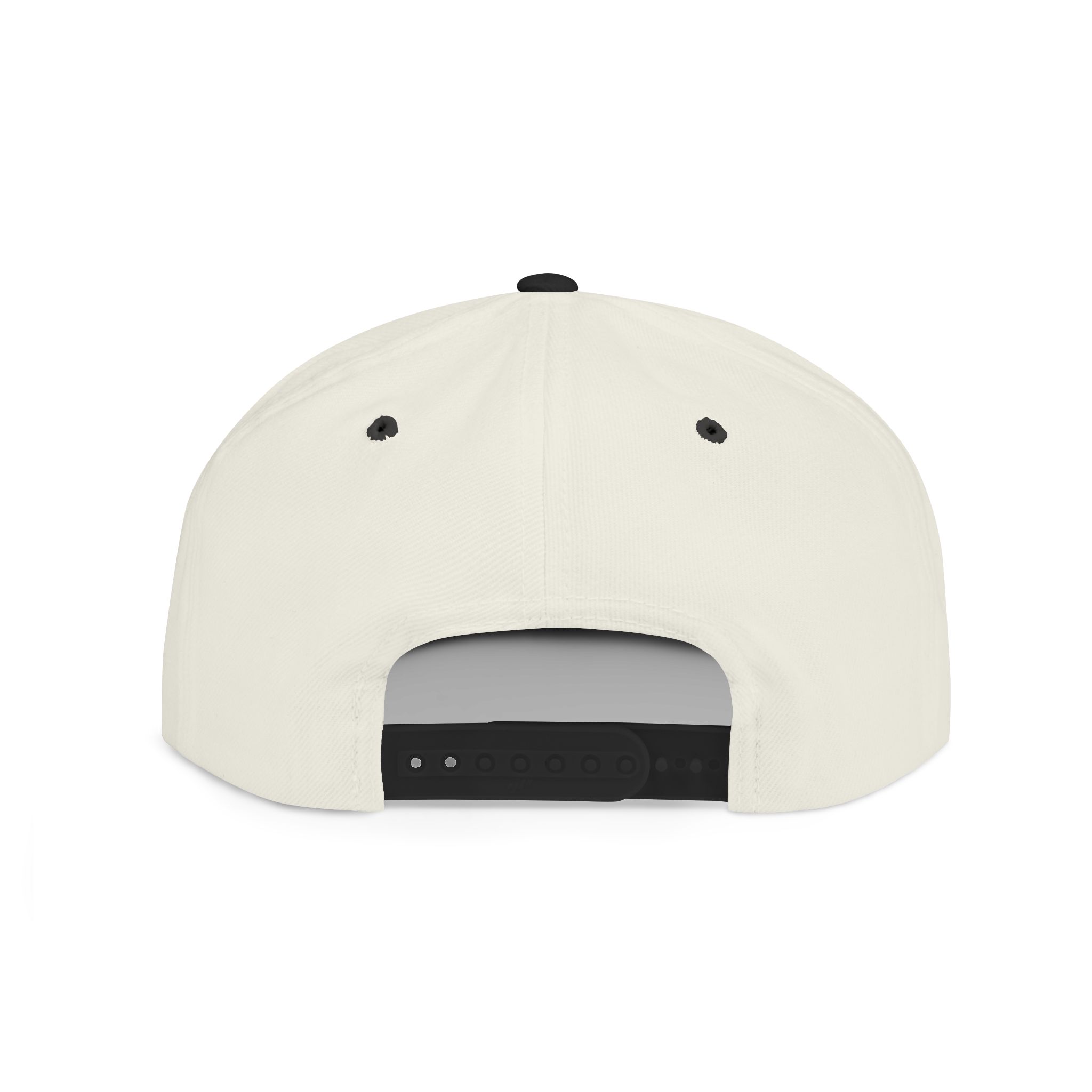 Flat Bill Snapback Black Logo - Image 2