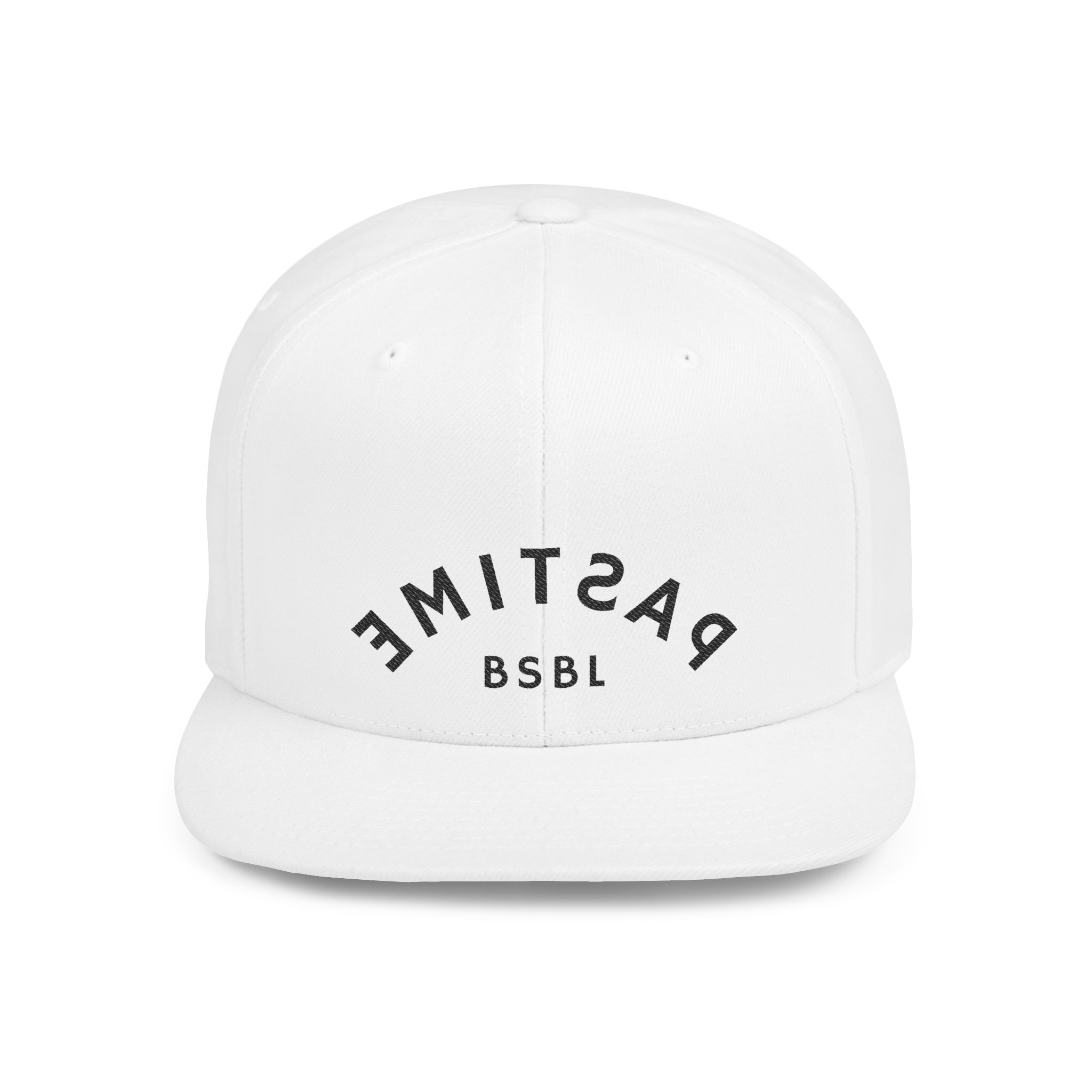 Flat Bill Snapback Black Logo - Image 6